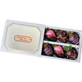 6pcs Cupid's Arrow Chocolate Strawberries Gift Box